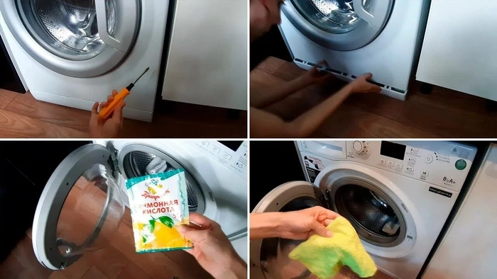 Kir maşynyny öý şertinde arassalamagyň ýeňil usuly
