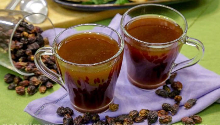 Кисель из сушеного шиповника