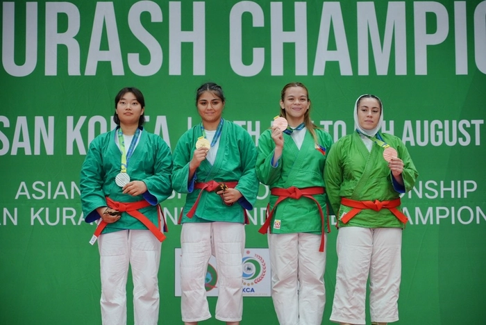Aziýa çempionatynda 16 medal: Türkmenistanyň kuraş boýunça ýygyndy toparynyň Koreýadaky üstünligi