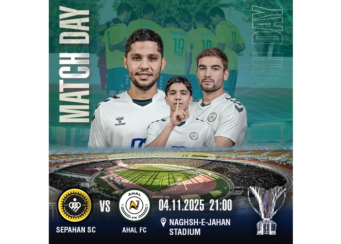 AFK Çempionlar ligasy – 2: «Ahal» Eýranyň «Sepahan» toparynyň garşysyna çykýar