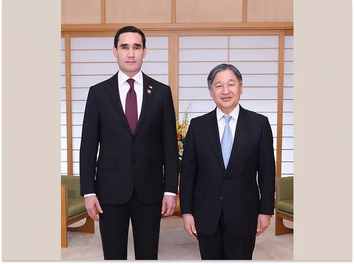 Türkmenistanyň Prezidenti Ýaponiýanyň imperatory Naruhito bilen duşuşyk geçirdi