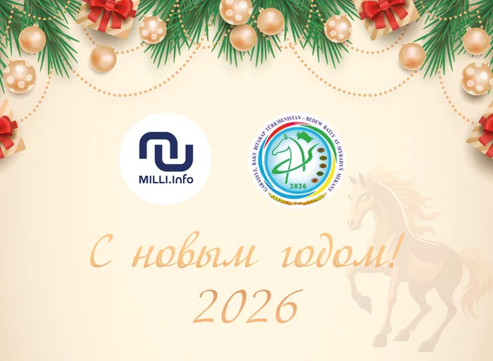 «Milli.Info» okyjylaryny ýetip gelýän Täze ýyl baýramy bilen gutlaýar: 2026-njy ýyl hemmelere bagt hem şatlyk getirsin!