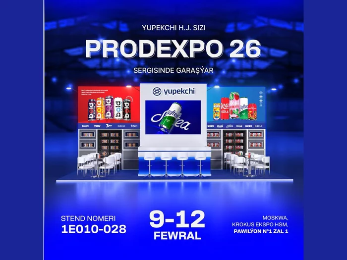 «Ýüpekçi» Moskwada geçiriljek «Prodexpo-2026» sergisindäki pawilýonyna çagyrýar