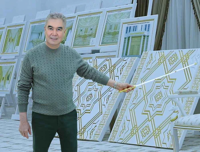 Türkmen halkynyň Milli Lideri Arkadag şäheriniň gurluşygynyň barşy bilen tanyşdy