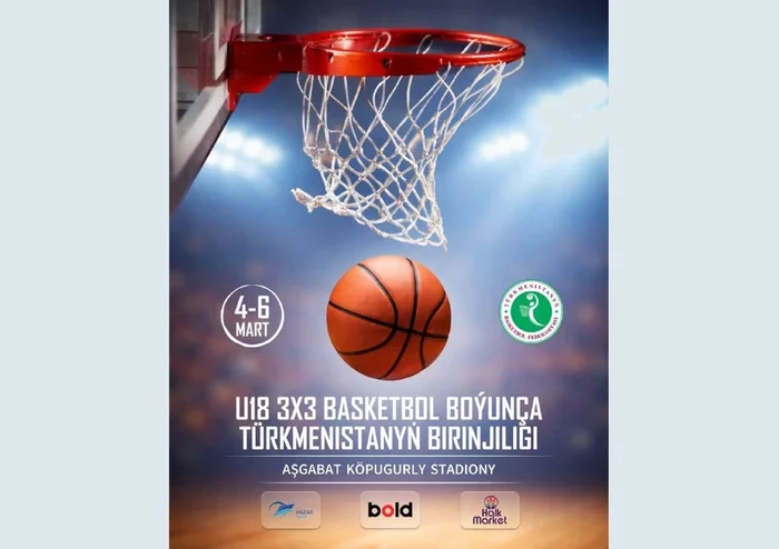 Şu gün Aşgabatda 3x3 basketbol boýunça ýaşlaryň arasyndaky Türkmenistanyň birinjiligi jemlenýär