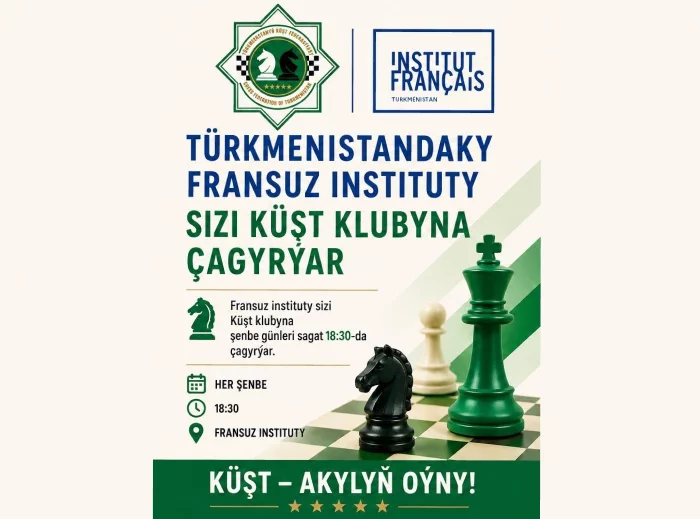 Türkmenistandaky Fransuz instituty täze küşt klubyna çagyrýar. Gatnaşmak tölegsizdir