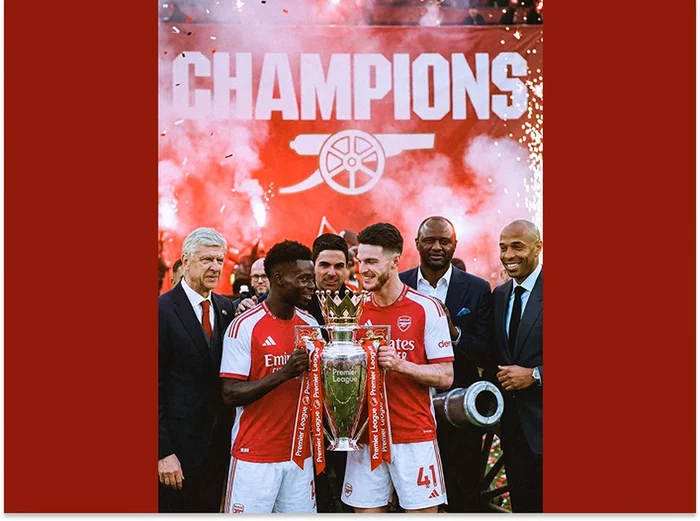Londonyň «Arsenaly» resmi taýdan Angliýanyň Premýer-ligasynyň çempiony boldy
