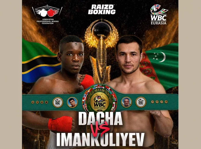 Tanzaniýaly boksçyny ýeňen türkmen türgeni Hursant Imankuliýew «WBC Eurasia» guşagynyň eýesi boldy