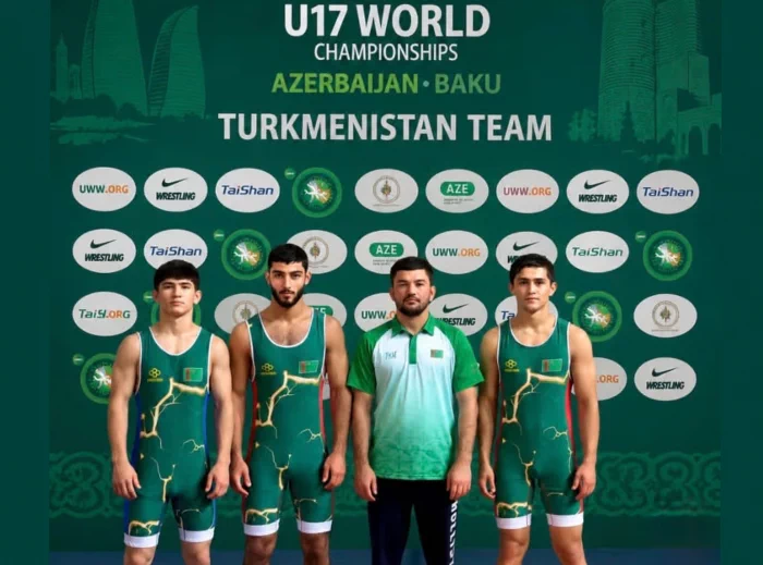 Erkin göreş boýunça türkmen ýygyndysy (U-17) Bakuwda geçiriljek dünýä çempionatyna gatnaşar