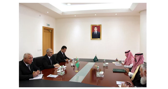 Türkmenistanyň Daşary işler ministrliginde Saud Arabystanynyň Ilçisi bilen duşuşyk geçirildi