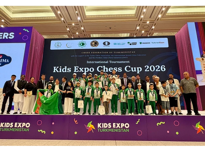 Ýurdumyzyň ýaş küştçüleri «Kids Expo Chess Cup 2026» halkara ýaryşynda 24 medal gazandylar