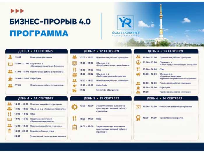 В Ашхабаде состоится интенсивный образовательный курс «Бизнес-Прорыв 4.0»