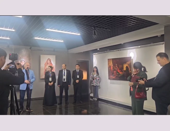 В Ташкенте открылась выставка туркменских художников в рамках XI Международной биеннале современного искусства