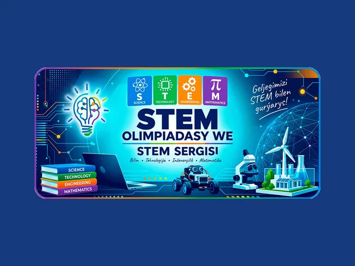 Türkmenistanda innowasion «STEM-olimpiada» we tematik sergi geçiriler